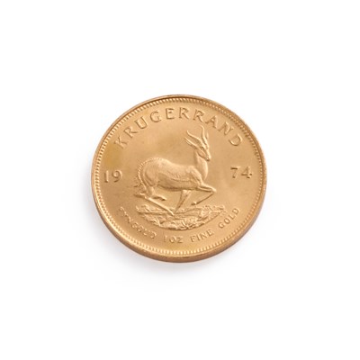 Lot 664 - SOUTH AFRICA, KRUGERRAND 1974