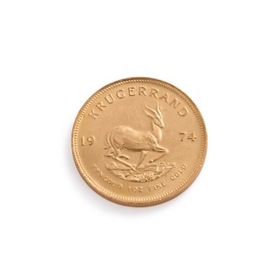 Lot 663 - SOUTH AFRICA, KRUGERRAND 1974