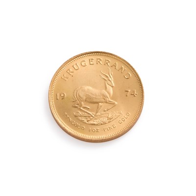 Lot 653 - SOUTH AFRICA, KRUGERRAND 1974