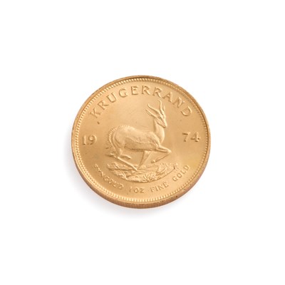 Lot 666 - SOUTH AFRICA, KRUGERRAND 1974