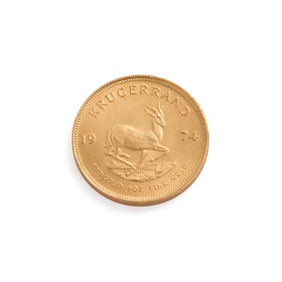 Lot 661 - SOUTH AFRICA, KRUGERRAND 1974