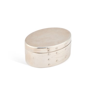 Lot 288 - TIFFANY & CO, A STERLING SILVER BOX
