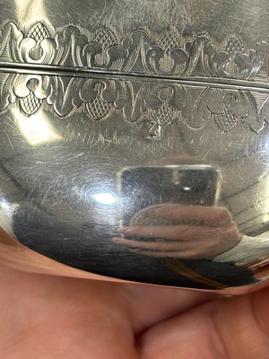 Lot 441 - A RARE QUEEN ANNE SILVER SPIRIT FLASK