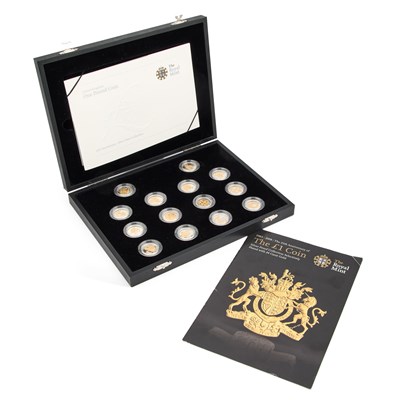 Lot 667 - THE ROYAL MINT, THE 25TH ANNIVERSARY £1 COIN SILVER PROOF COLLECTION