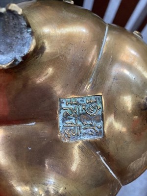 Lot 123 - A LARGE CHINESE BRONZE CENSER