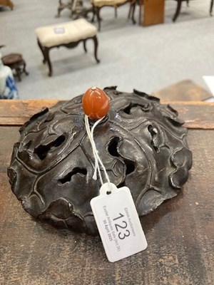 Lot 123 - A LARGE CHINESE BRONZE CENSER