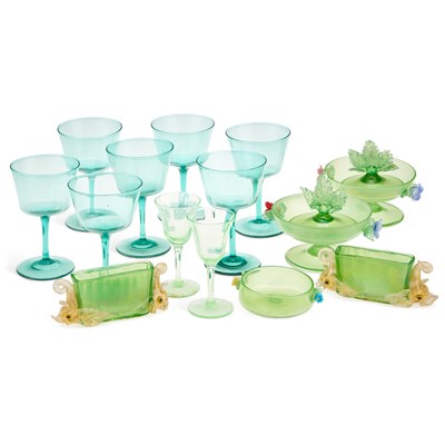 Lot 55 - A GROUP OF GLASS