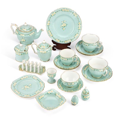 Lot 57 - A CROWN STAFFORDSHIRE BREAKFAST SERVICE