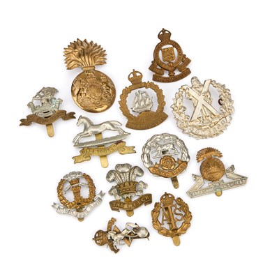 Lot 23 - A COLLECTION OF MILITARY CAP BADGES