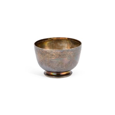Lot 354 - A VICTORIAN SILVER BOWL