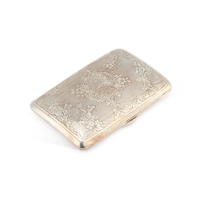 Lot 360 - A VICTORIAN SILVER CIGAR CASE
