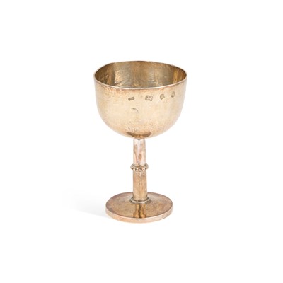 Lot 299 - AN ELIZABETH II SILVER GOBLET