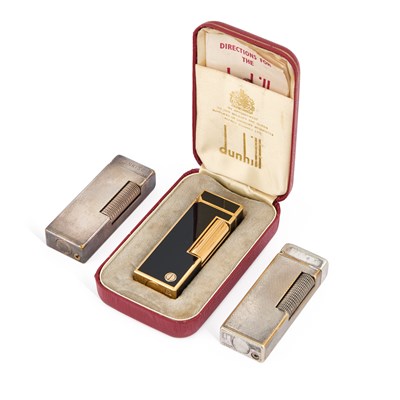 Lot 461 - THREE DUNHILL ROLLAGAS LIGHTERS