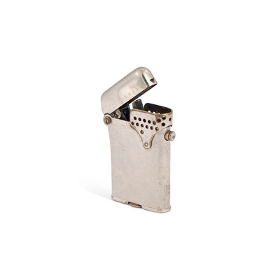 Lot 462 - A THORENS DOUBLE CLAW LIGHTER WITH EXTERNAL FLAME/ WIND GUARD
