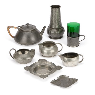 Lot 176 - A GROUP OF LIBERTY & CO TUDRIC PEWTER