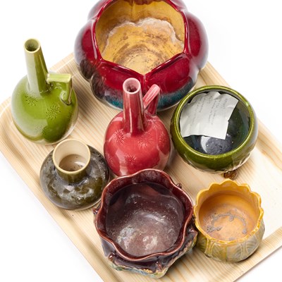 Lot 75 - A GROUP OF ART POTTERY