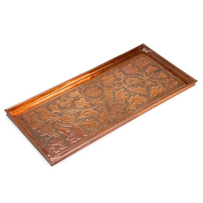 Lot 222 - A KESWICK SCHOOL OF INDUSTRIAL ART COPPER TRAY