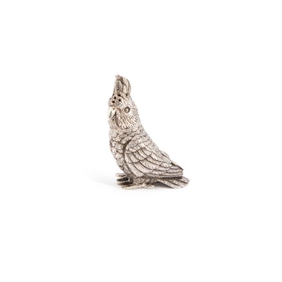Lot 370 - A VICTORIAN SILVER NOVELTY PEPPER POT