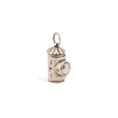 Lot 364 - A RARE VICTORIAN SILVER NOVELTY VINAIGRETTE