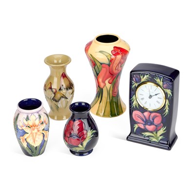 Lot 107 - A GROUP OF MOORCROFT POTTERY