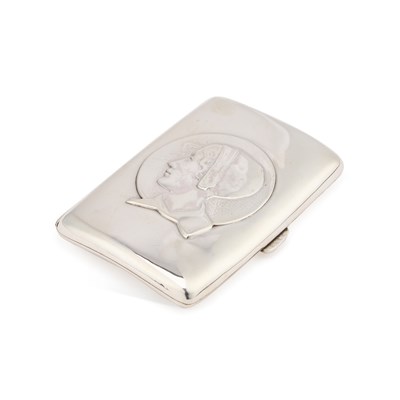 Lot 342 - A LATE VICTORIAN SILVER CIGARETTE CASE