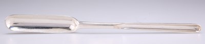 Lot 1152 - A GEORGE II SILVER MARROW SCOOP