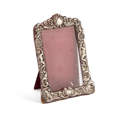 Lot 353 - A LATE VICTORIAN SILVER PHOTOGRAPH FRAME