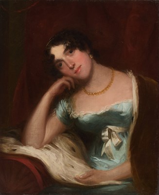 Lot 589 - ATTRIBUTED TO SIR THOMAS LAWRENCE PRA (1769-1830)