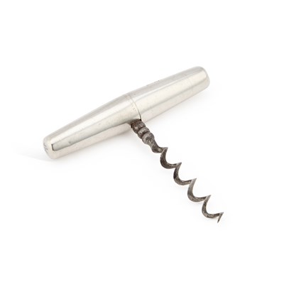 Lot 248 - A VICTORIAN SILVER CORKSCREW