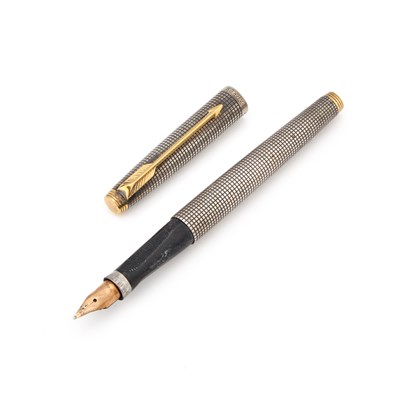 Lot 572 - A PARKER 75 CISELE STERLING SILVER