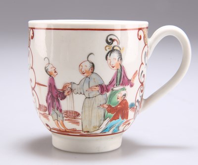Lot 91 - A WORCESTER 'MANDARIN' COFFEE CUP