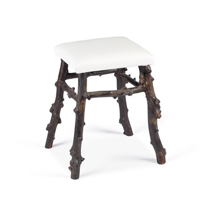 Lot 749 - A HICKORY STOOL
