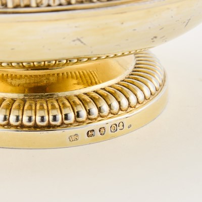 Lot 468 - A FINE GEORGE III SILVER-GILT TWO-HANDLED SUGAR BASIN