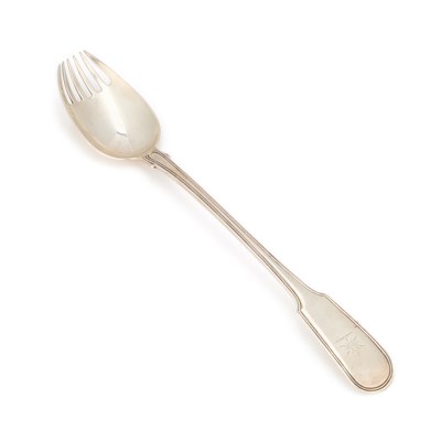 Lot 485 - A GEORGE III SILVER SPORK