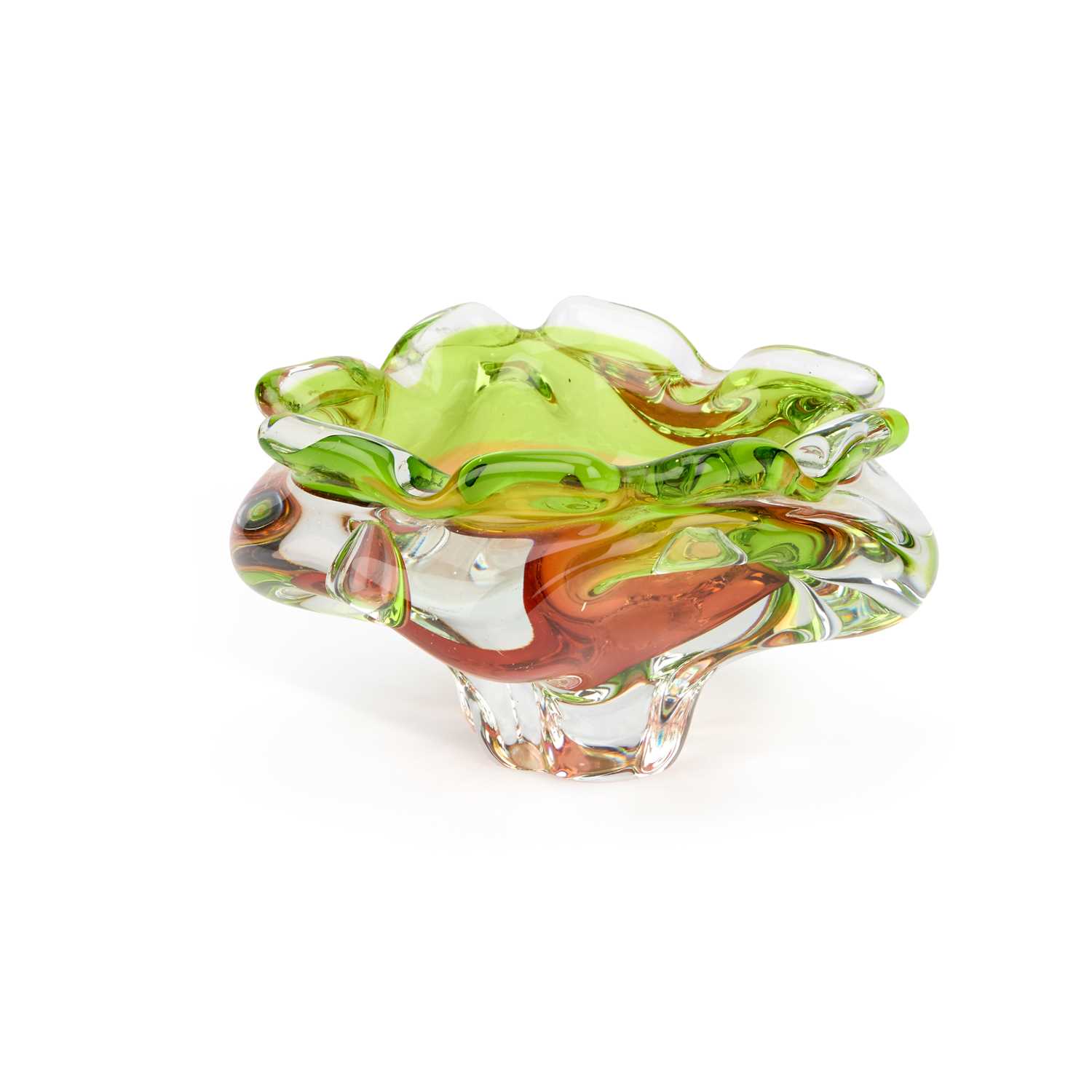 Lot 79 - A CZECH ART GLASS BOWL