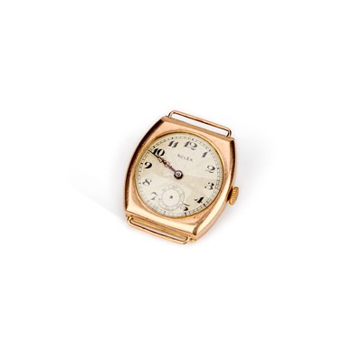 Lot 521 - A 9CT GOLD ROLEX WATCH HEAD