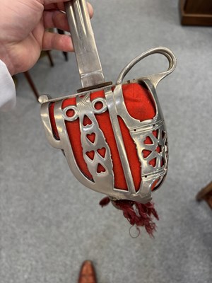 Lot 1 - A SERGEANT'S SCOTTISH BASKET HILT SWORD