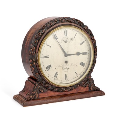 Lot 703 - AN EARLY 19TH CENTURY MAHOGANY CASED DIAL WALL CLOCK