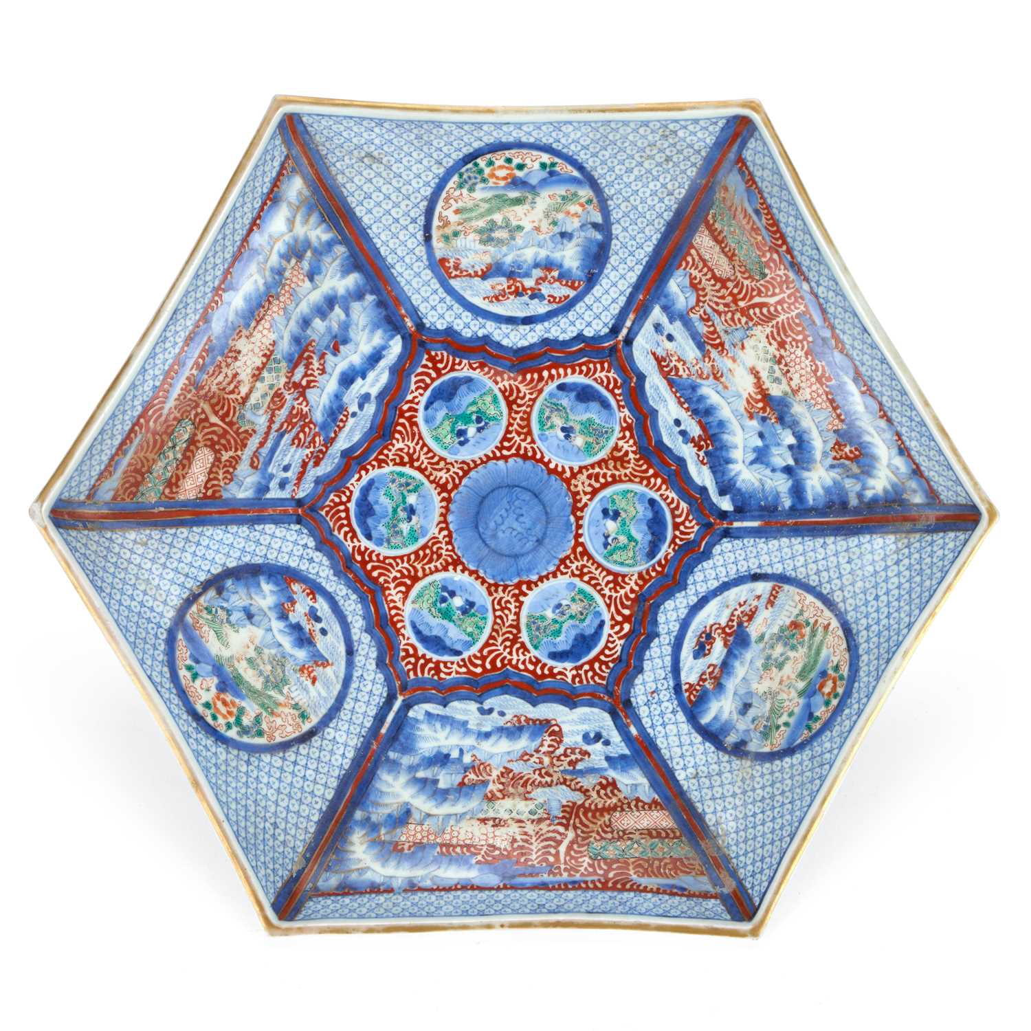 Lot 138 - A JAPANESE IMARI CHARGER