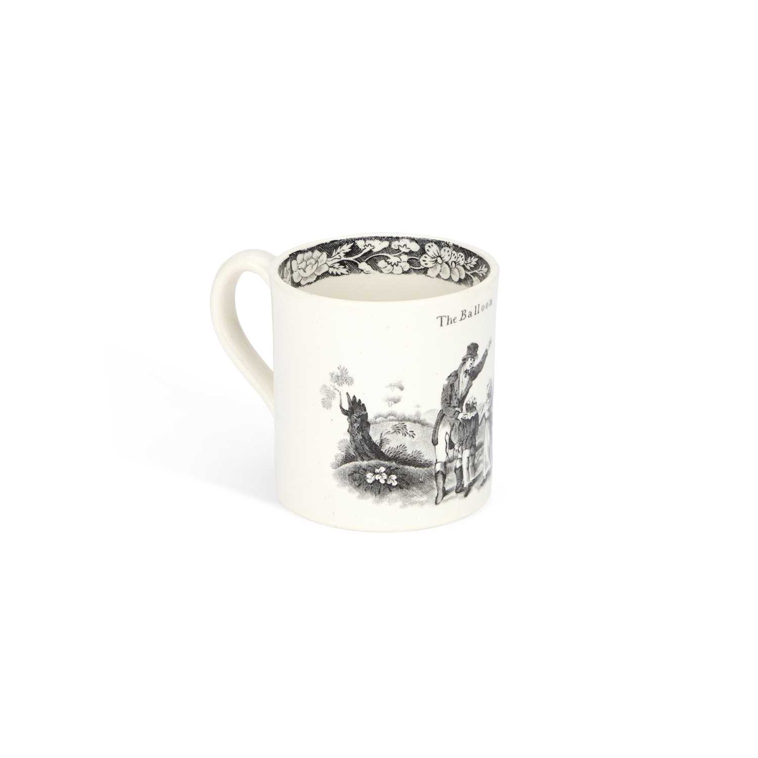 Lot 53 - A TRANSFER-PRINTED POTTERY CHILD'S MUG