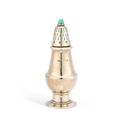 Lot 351 - ARCHIBALD KNOX, A LIBERTY & CO CYMRIC SILVER CASTER