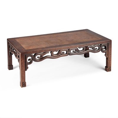 Lot 1065 - A CHINESE HARDWOOD KANG TABLE