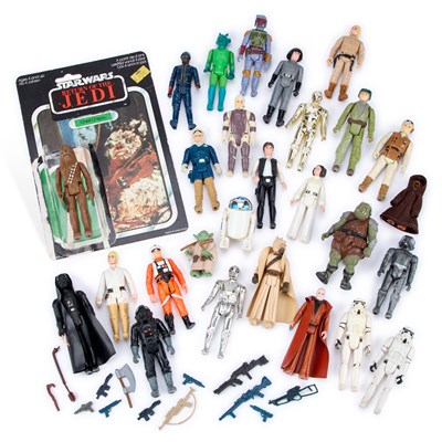 Lot 45 - A COLLECTION OF 3 3/4" STAR WARS FIGURES