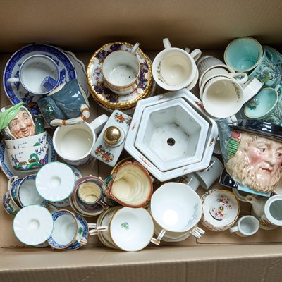 Lot 114 - TWO BOXES OF CERAMICS