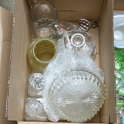 Lot 148 - FIVE BOXES OF GLASS