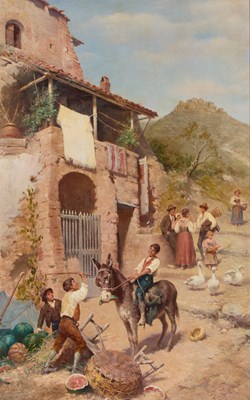 Lot 903 - FRANCESCO BERGAMINI (ITALIAN 1815-1883)