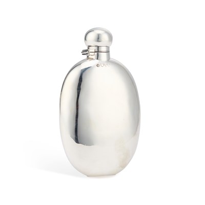 Lot 517 - A VICTORIAN SILVER SPIRIT FLASK