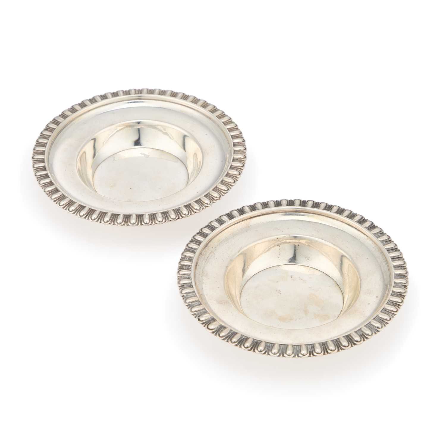 Lot 543 - A PAIR OF GEORGE III SILVER DISHES