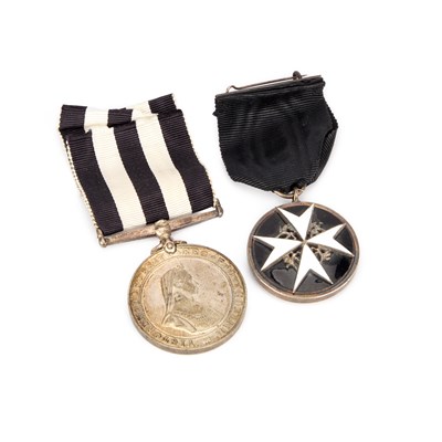 Lot 42 - TWO ORDER OF ST JOHN MEDALS