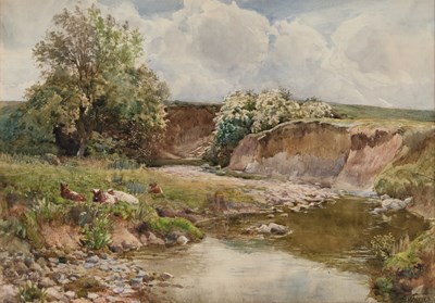 Lot 885 - EDWARD DAVIES RI (1841-1920)